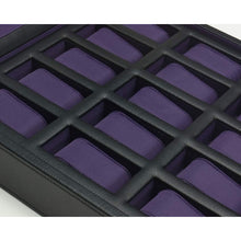 WOLF Watch Box 250-500 WINDSOR 15PC WATCH BOX - Black / Purple