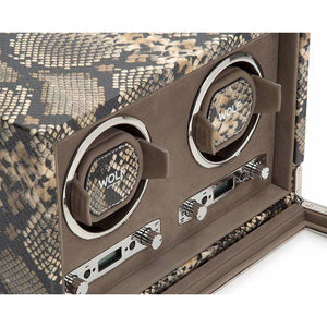 WOLF Exotic Double Winder - Watch Winder Pros