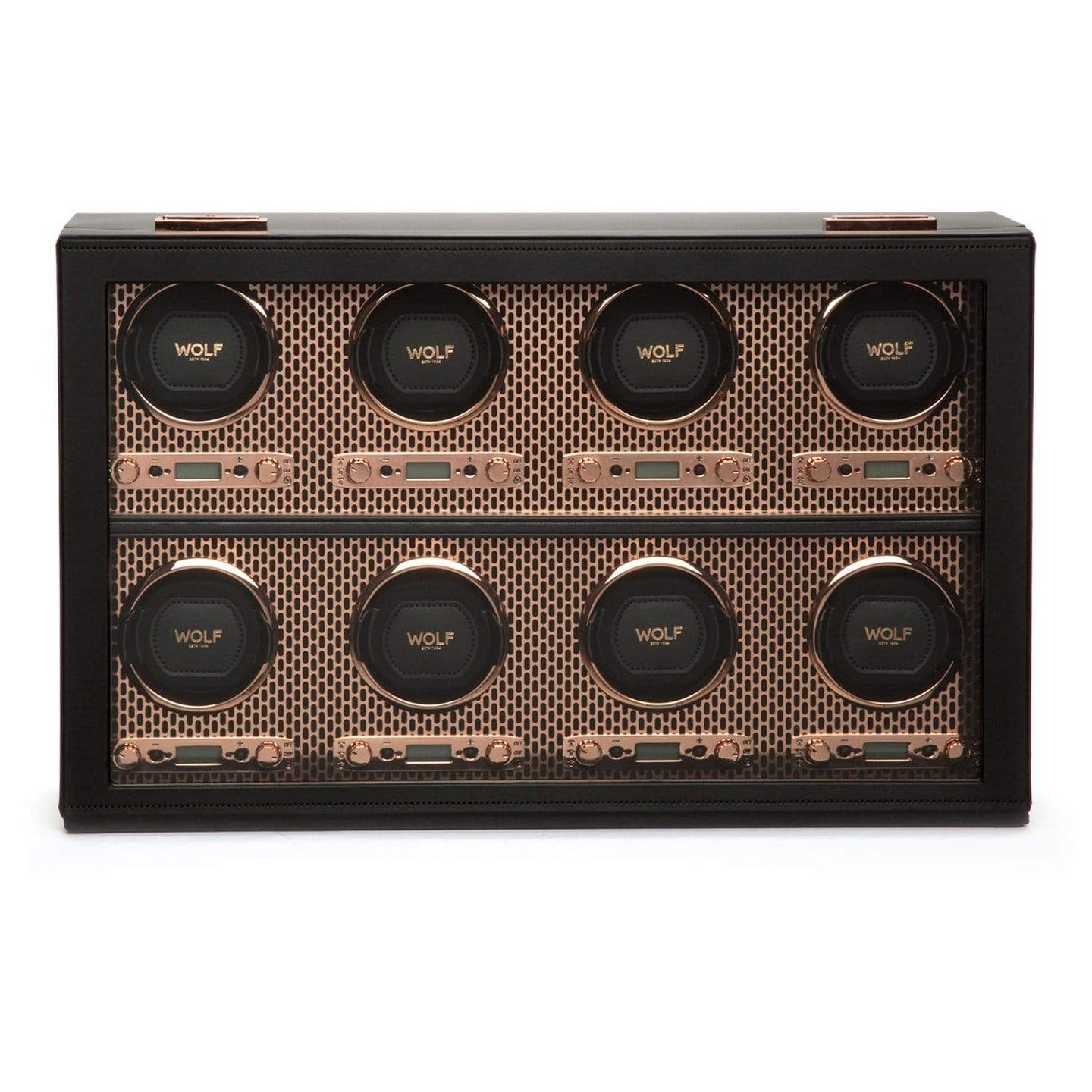 WOLF Axis 8 Piece Winder - Copper - Watch Winder Pros