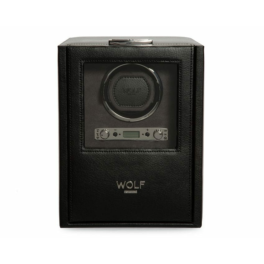 WOLF BLAKE SINGLE WATCH WINDER Black Grey Watch Winder Pros